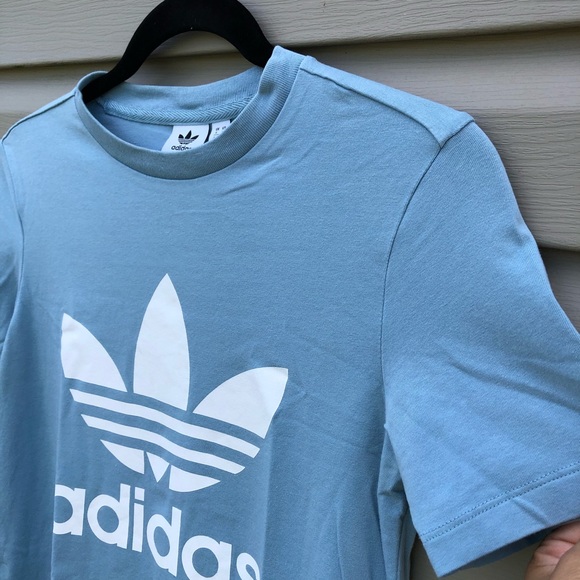 ADIDAS | Trefoil Sky Blue Tee - Picture 4 of 6